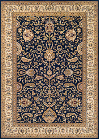 Couristan Antalya Manisa Navy/Cream Area Rug