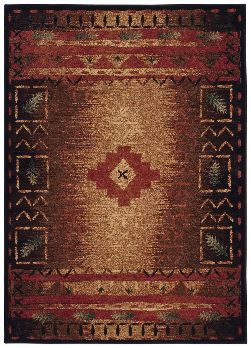 Capel Badin 2366 Coffee Multi 750 Area Rug