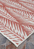 Couristan Marseille Le Pleine Cerise Area Rug Close Up Image