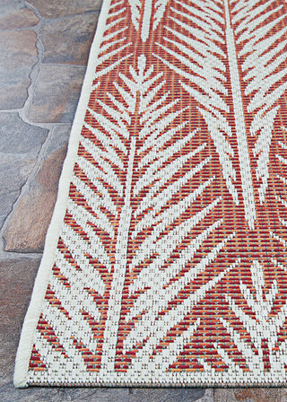Couristan Marseille Le Pleine Cerise Area Rug Corner Image