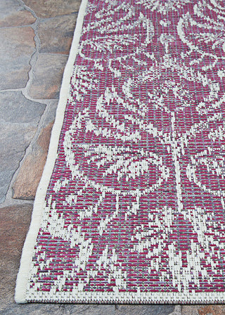 Couristan Marseille Cassis Plum Area Rug Corner Image
