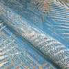 Couristan Monaco Tropical Palms Ocean Area Rug Detail Image