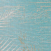 Couristan Monaco Tropical Palms Aqua Area Rug Pile Image