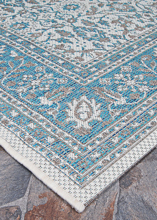 Couristan Marseille Carmoux Azure Area Rug Close Up Image