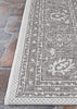 Couristan Marseille Carmoux Mushroom Area Rug Corner Image