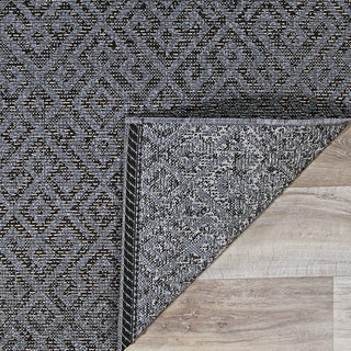 Couristan Monaco Pavers Black Area Rug Main
