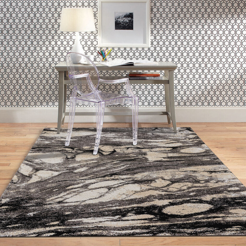 Capel Mineral-Marble 2441 Granite Area Rug Rectangle Roomshot Image 1 Feature