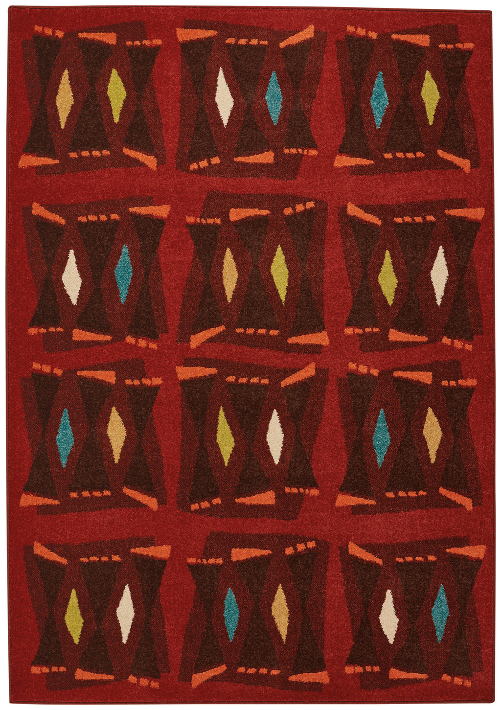 Capel Greenwich Bongos 2451 Sunset Red 550 Area Rug main image