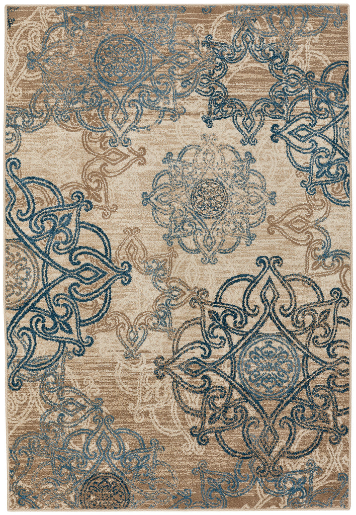 Capel Bethel Celtic 2461 Ecru Blue 745 Area Rug main image