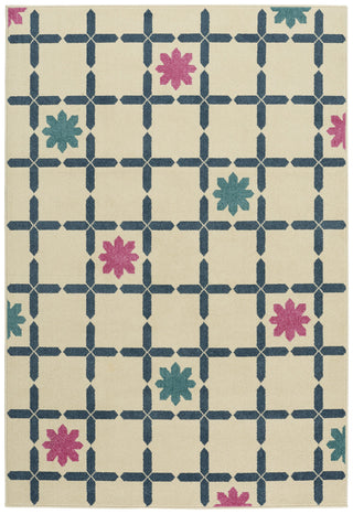 Capel Aster Flores 2470 Blue 450 Area Rug by Genevieve Gorder main image