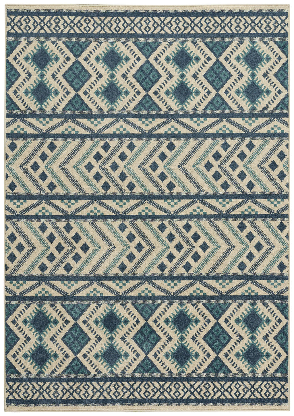 Capel Aster Kelim 2471 Blue 440 Area Rug by Genevieve Gorder main image