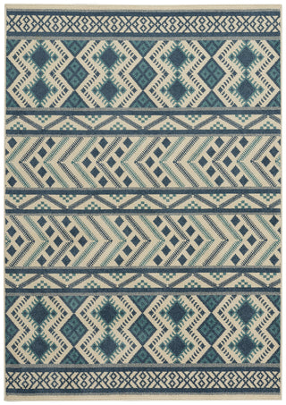 Capel Aster Kelim 2471 Blue 440 Area Rug by Genevieve Gorder main image