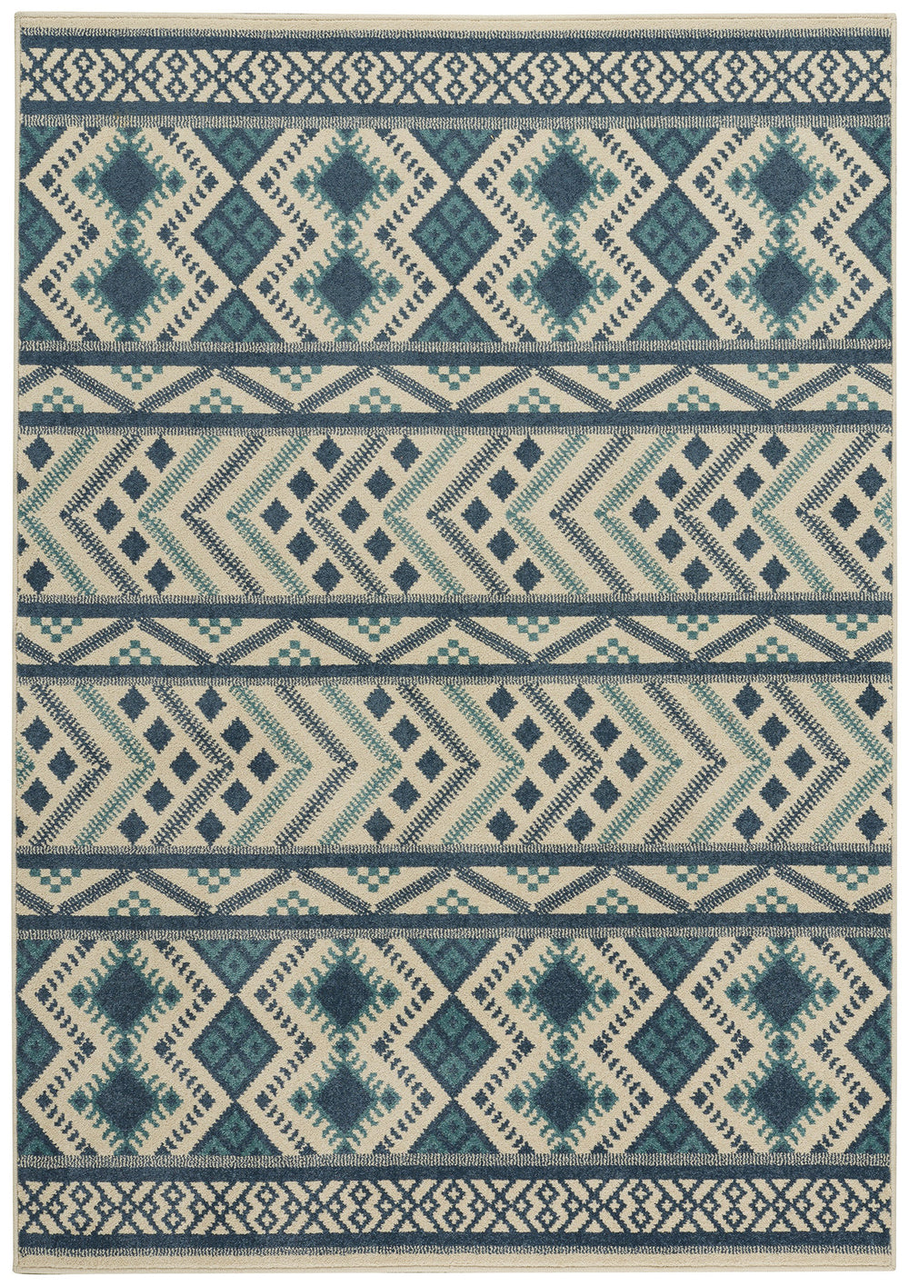 Capel Aster Kelim 2471 Blue 440 Area Rug by Genevieve Gorder