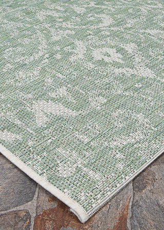 Couristan Marseille St Marcel Vert Area Rug Close Up Image