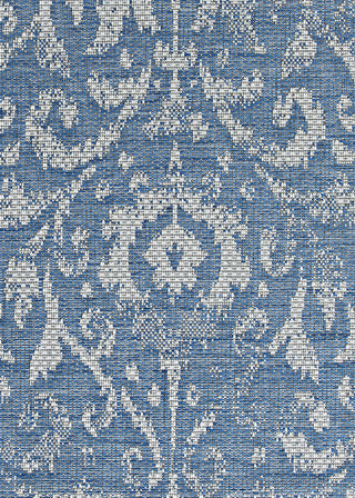 Couristan Marseille St Marcel Blue Area Rug Pile Image
