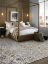 Capel Goa Garden 2502 Pewter Area Rug by Williamsburg Rugs Rectangle Roomshot Image 1 Feature
