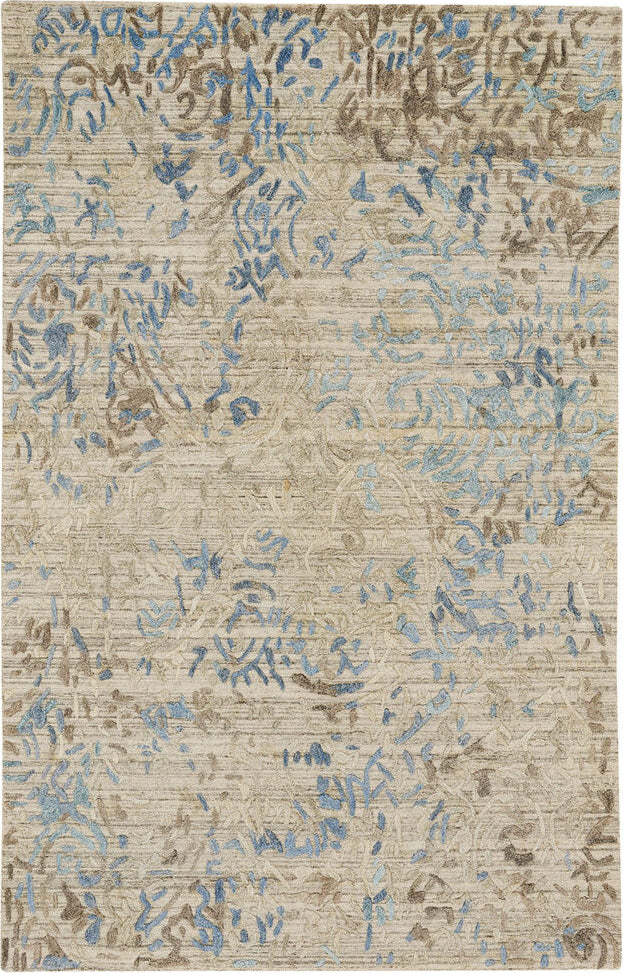 Capel Goa Garden 2502 Blue Slate Area Rug by Williamsburg Rugs