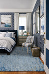 Capel Goa Garden 2502 Sapphire Area Rug by Williamsburg Rugs Rectangle Roomshot Image 1 Feature