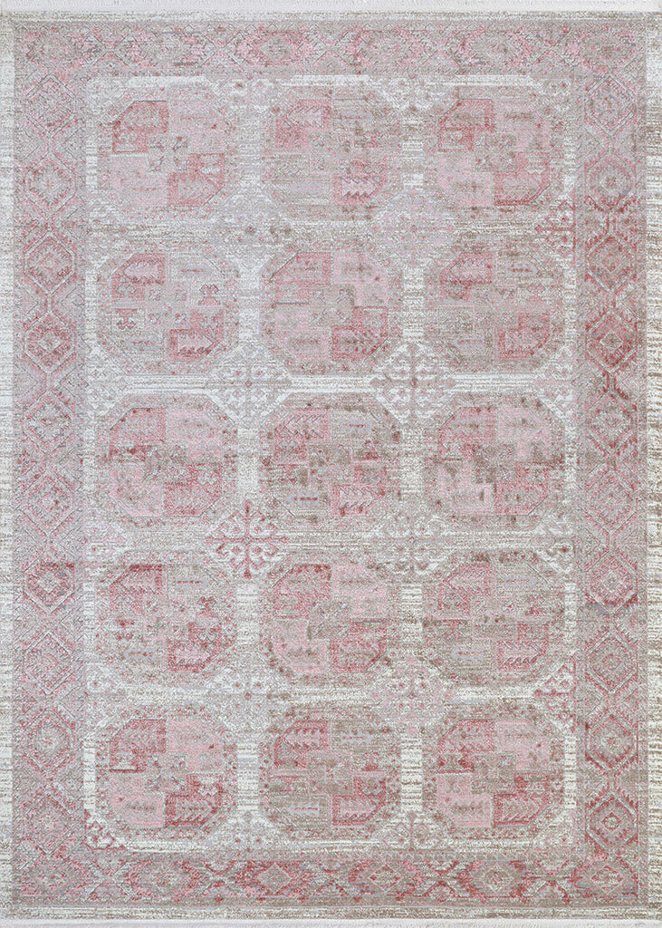 Couristan Marblehead Bokhara Rustic Pink Area Rug main image