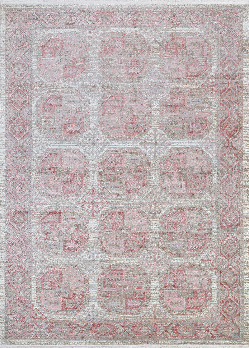 Couristan Marblehead Bokhara Rustic Pink Area Rug main image