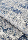 Couristan Marblehead Breccia Blue Grey Area Rug Detail Image