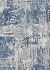 Couristan Marblehead Breccia Blue Grey Area Rug Pile Image