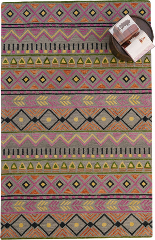 Capel Shakta-Fiesta 2542 Ash Multi Area Rug Rectangle Roomshot Image 1 Feature