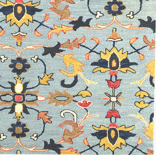 Capel Shakta-Serapi 2544 Blue Area Rug Rectangle Corner Image