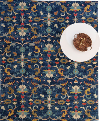 Capel Shakta-Serapi 2544 Midnight Blue Area Rug Rectangle Roomshot Image 1 Feature