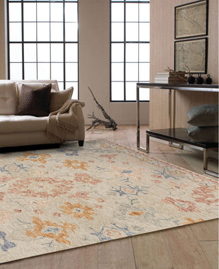 Capel Avanti-Oushak 2548 Natural Multi Area Rug Rectangle Roomshot Image 1 Feature