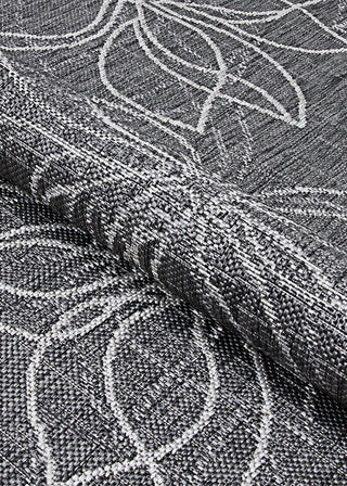 Couristan Charm Botanical Ash Area Rug Detail Image