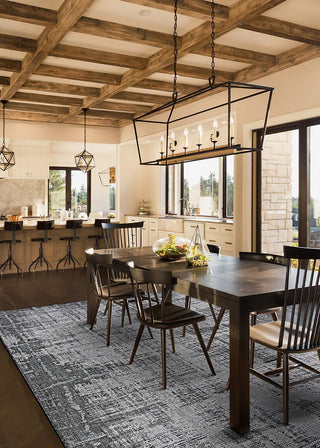 Couristan Charm Tiverton Anthracite-light Grey Area Rug Lifestyle Image Feature