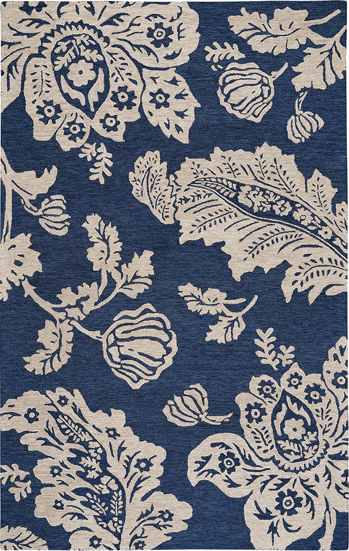 Capel Williamsburg Everett 2563 Midnight Blue Area Rug