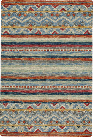 Capel Shakta-Kelim 2569 Multitone Area Rug Rectangle/Vertical Stripe Rectangle