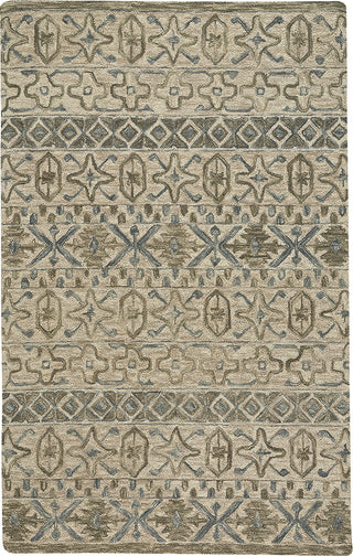 Capel Lincoln 2580 Buff Blue Area Rug Rectangle/Vertical Stripe Rectangle
