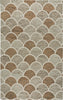 Capel Genevieve Gorder Arches 2590 Tan Area Rug Rectangle/Vertical Stripe Rectangle
