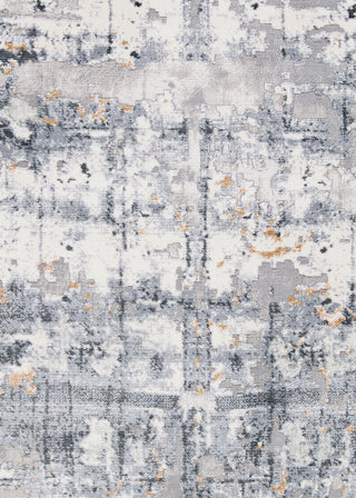 Couristan Brocatelle Lampas Silver/Cream Area Rug Pile Image