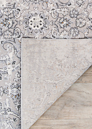 Couristan Brocatelle Velveteen Silver Area Rug Main