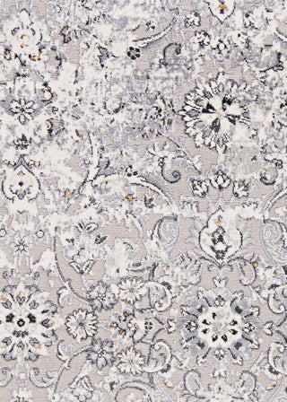 Couristan Brocatelle Velveteen Silver Area Rug Pile Image