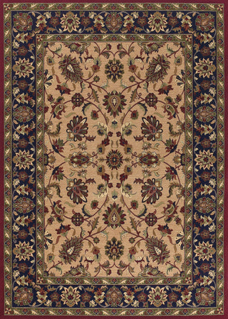 Couristan Anatolia Floral Ispaghan Cream/Navy Area Rug