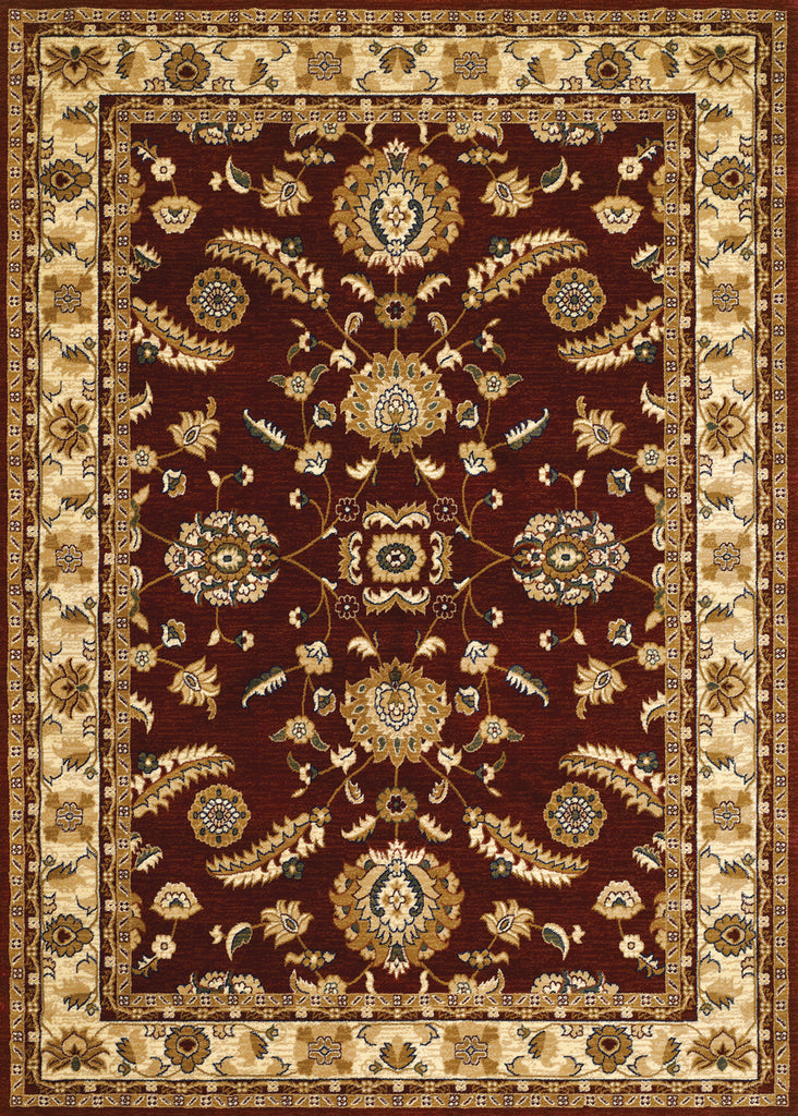 Couristan Anatolia Floral Heriz Red/Cream Area Rug