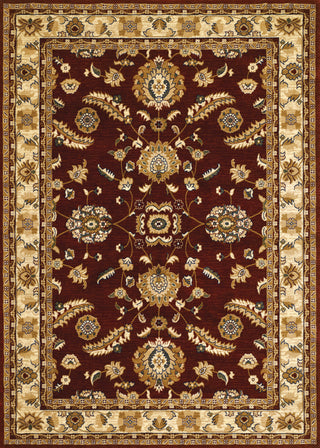 Couristan Anatolia Floral Heriz Red/Cream Area Rug