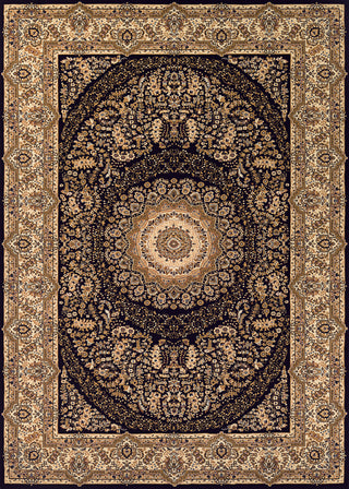 Couristan Antalya Bursa Noir/Cream Area Rug