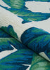 Couristan Covington Palm Leaves Green Area Rug Detail Image