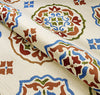 Couristan Covington San Clemente Cream/Red Area Rug Detail Image