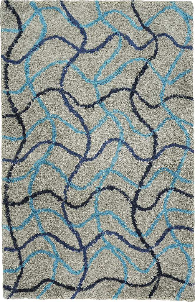 Capel COCOCOZY Streamers 3051 Navy Area Rug main image