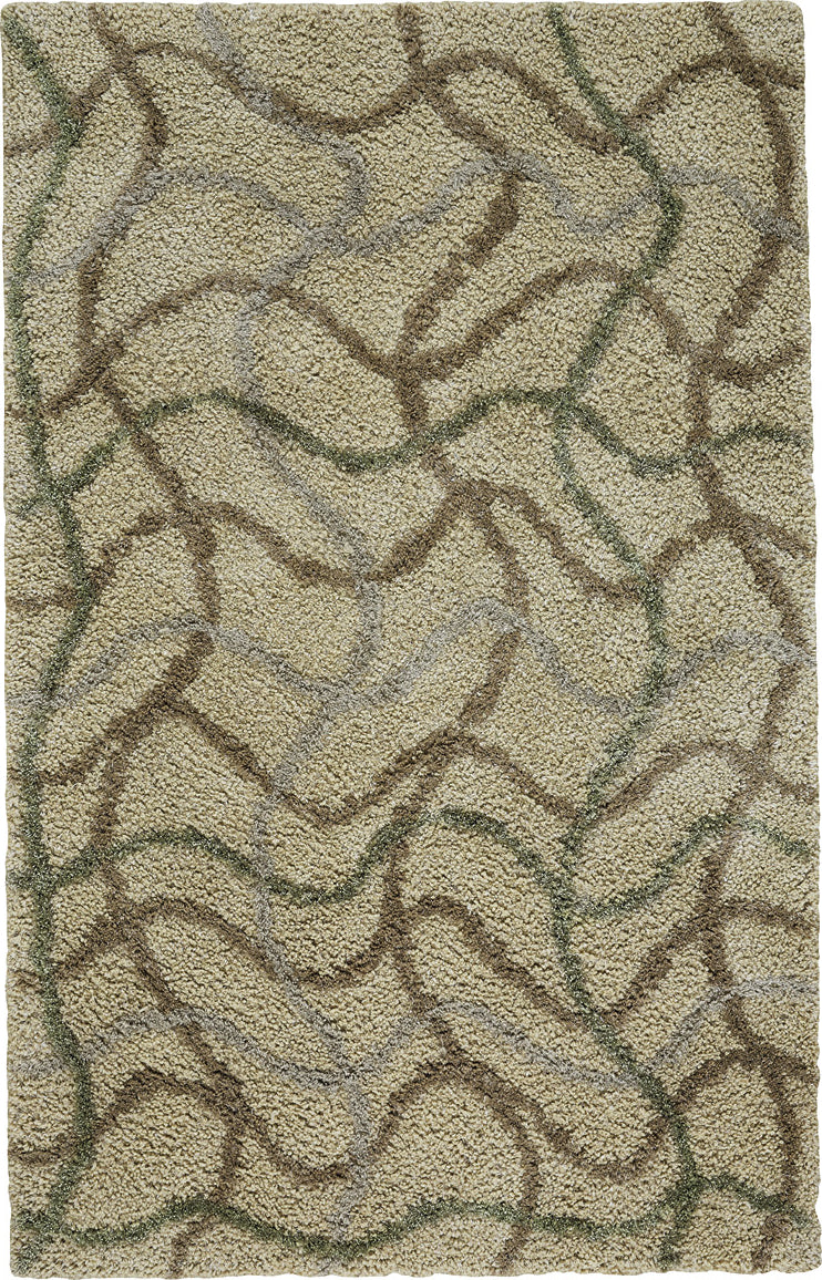 Capel COCOCOZY Streamers 3051 Fawn Area Rug