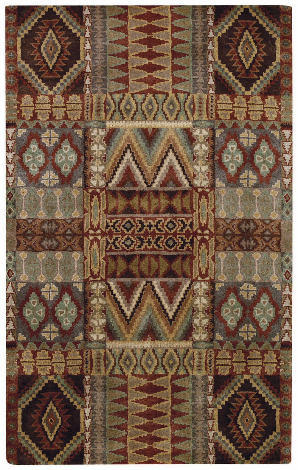 Capel Big Horn 3055 Brown Multi 700 Area Rug