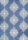 Couristan Crawford Ornament Blue Jay/Ivory Area Rug main image