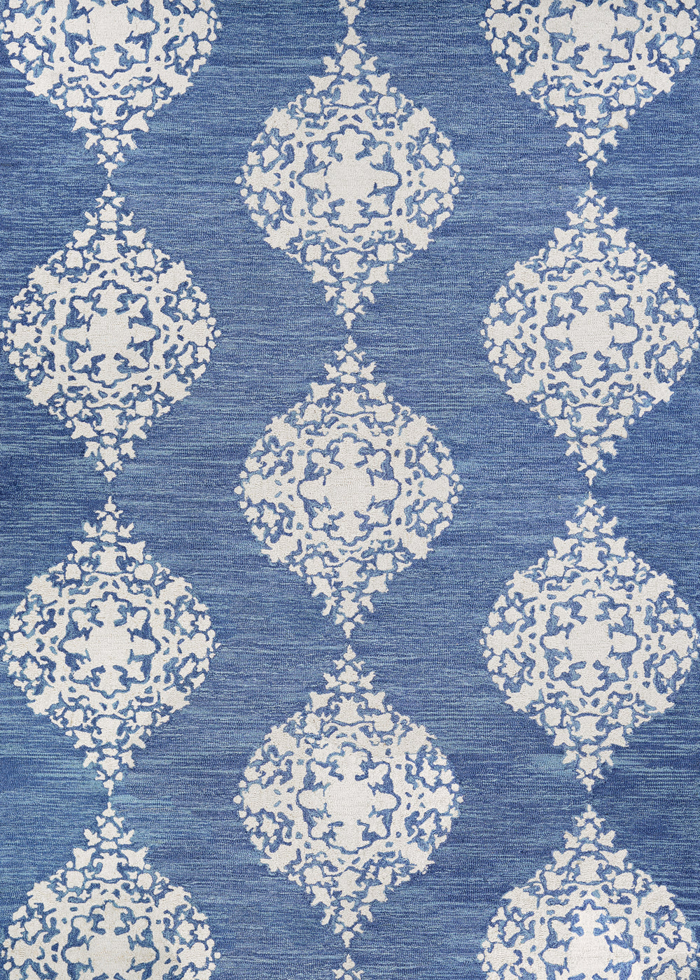 Couristan Crawford Ornament Blue Jay/Ivory Area Rug